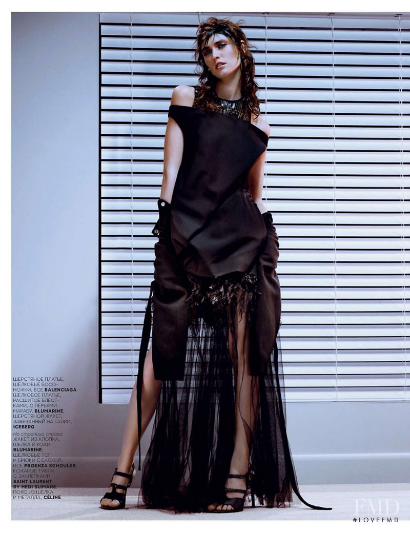 Manon Leloup featured in Black Tie, May 2014
