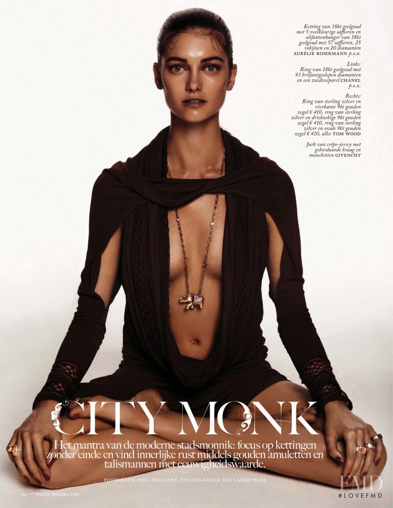 Iris van Berne featured in City Monk, May 2014