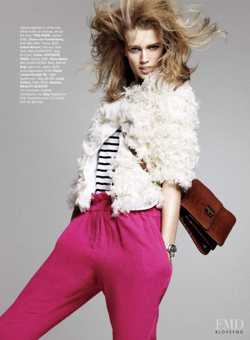 Toni Garrn featured in Chic At Every Price, April 2010
