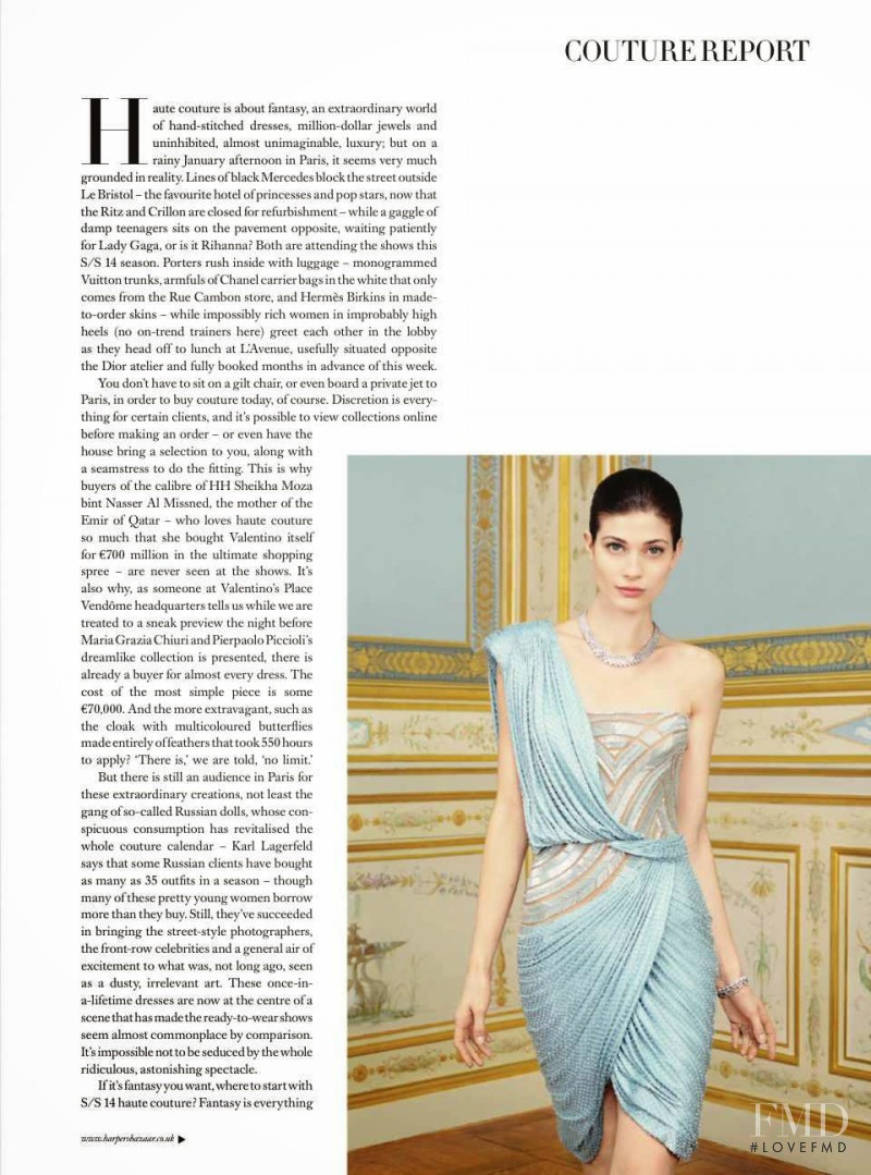 Larissa Hofmann featured in The Height Of Luxury, May 2014