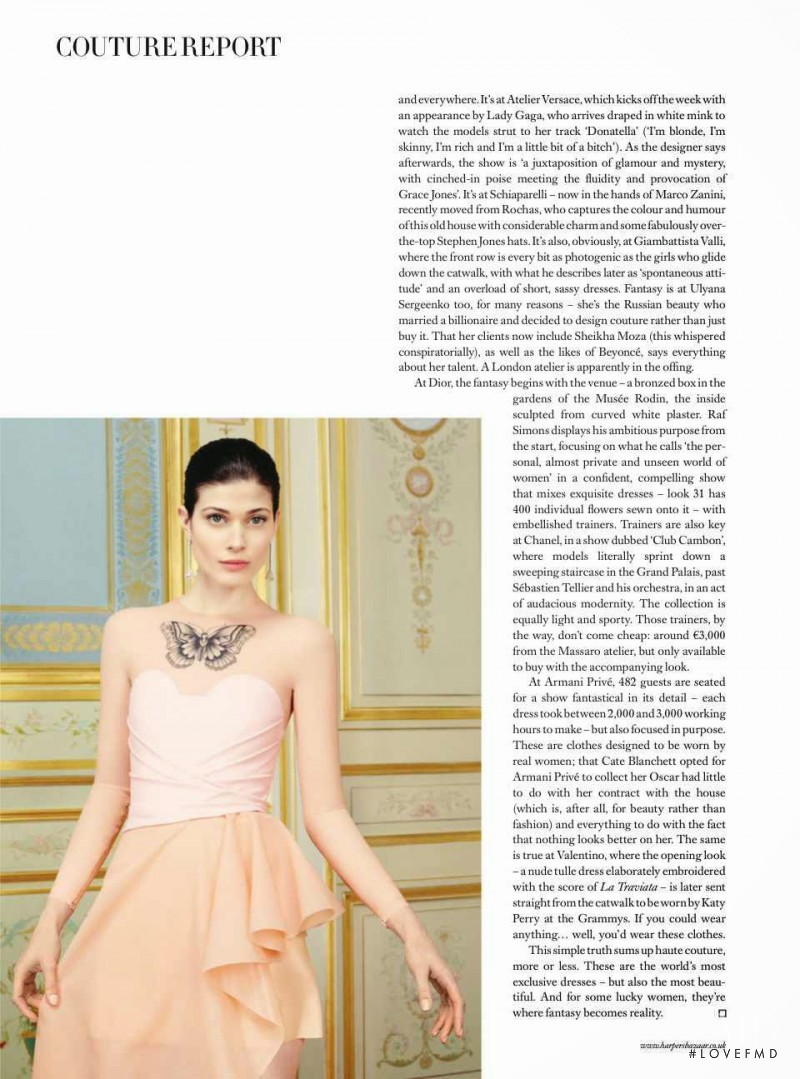 Larissa Hofmann featured in The Height Of Luxury, May 2014