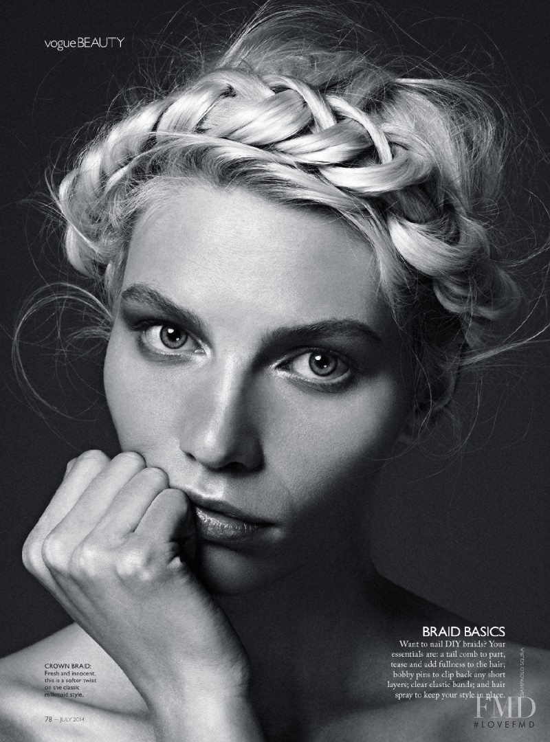 Aline Weber featured in The Great Hair Update, July 2014