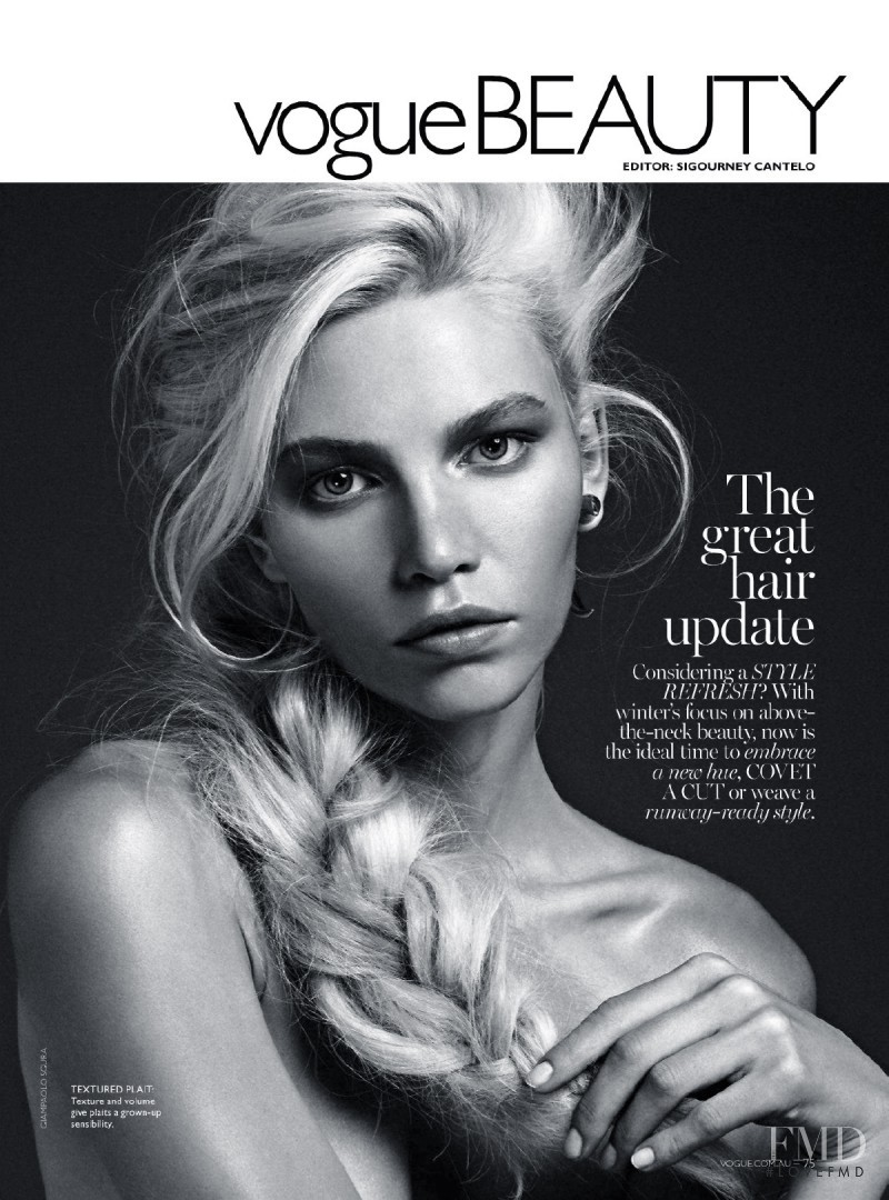 Aline Weber featured in The Great Hair Update, July 2014