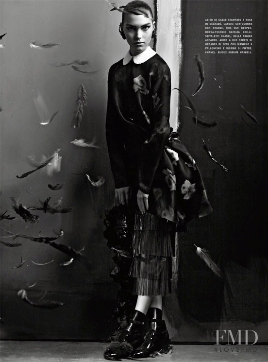 Arizona Muse featured in Chic Gothic Glam, September 2011