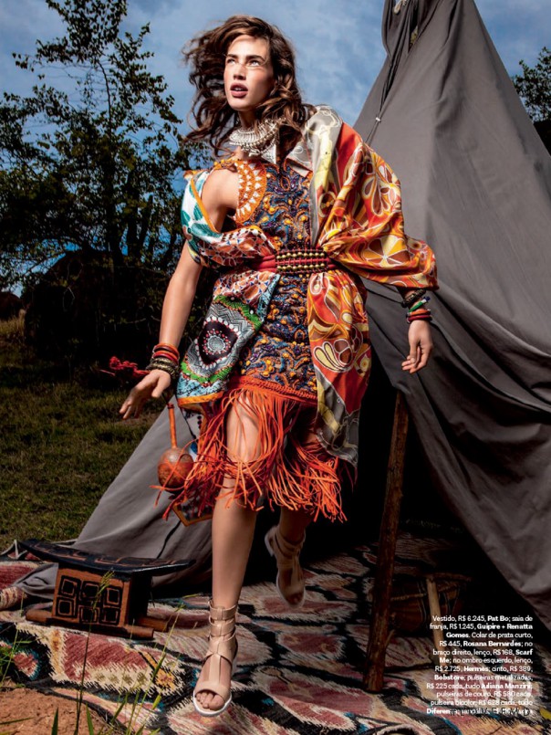 Crista Cober featured in Chefe da Tribo, August 2014