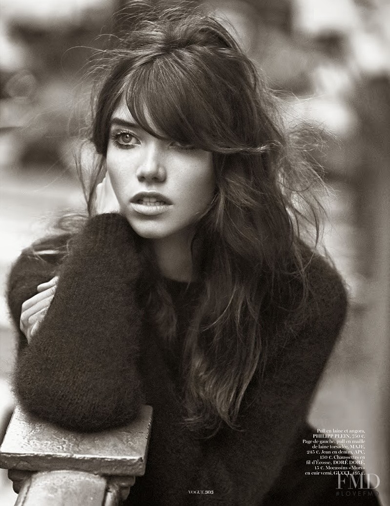 Grace Hartzel featured in Paris En Douce, September 2014