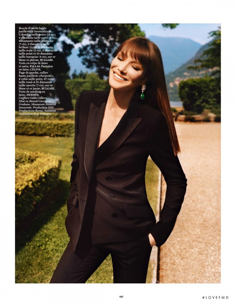 Carla Bruni featured in Dans Les Yeux De Carla, September 2014