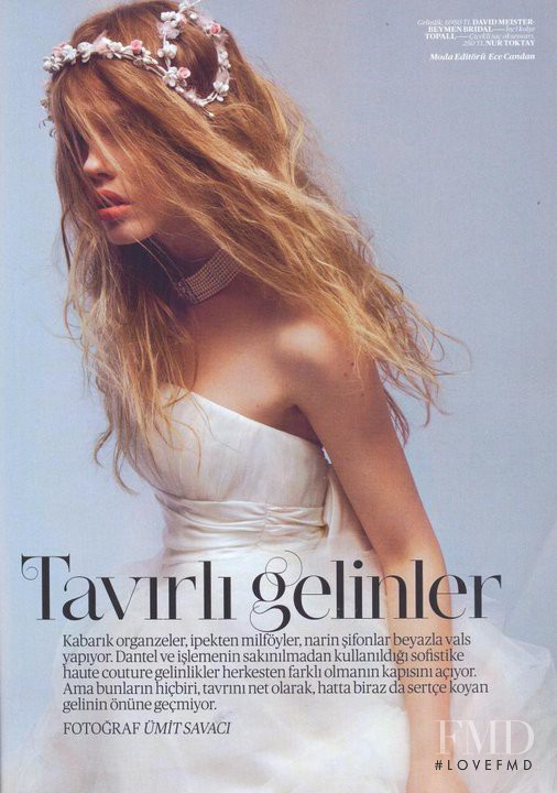 Michelle Schermer featured in Tavirli gelinler, April 2011