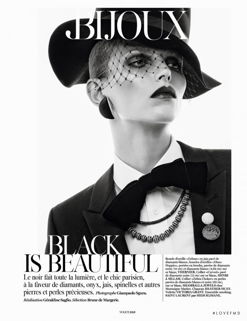 Karlina Caune featured in Black Is Beautiful, September 2014