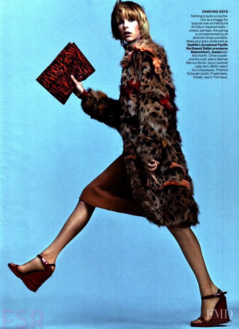 Edie Campbell featured in City Swagger, September 2014