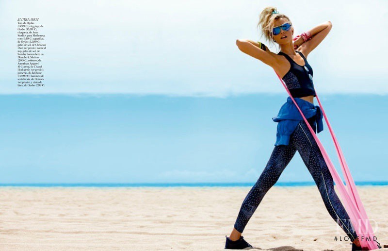 Cato van Ee featured in Fitness & Beach, September 2014