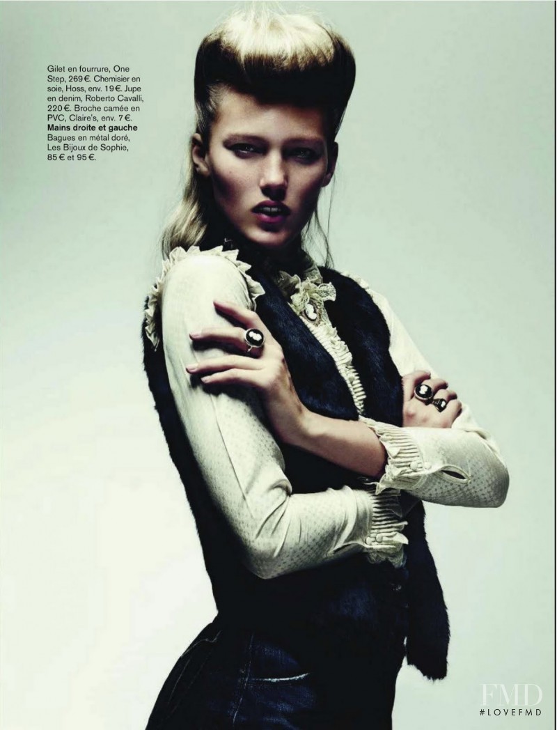 Maja Mayskär featured in Héroines Chic, August 2011