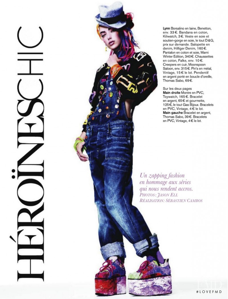 Lynn Amelie Rage featured in Héroines Chic, August 2011