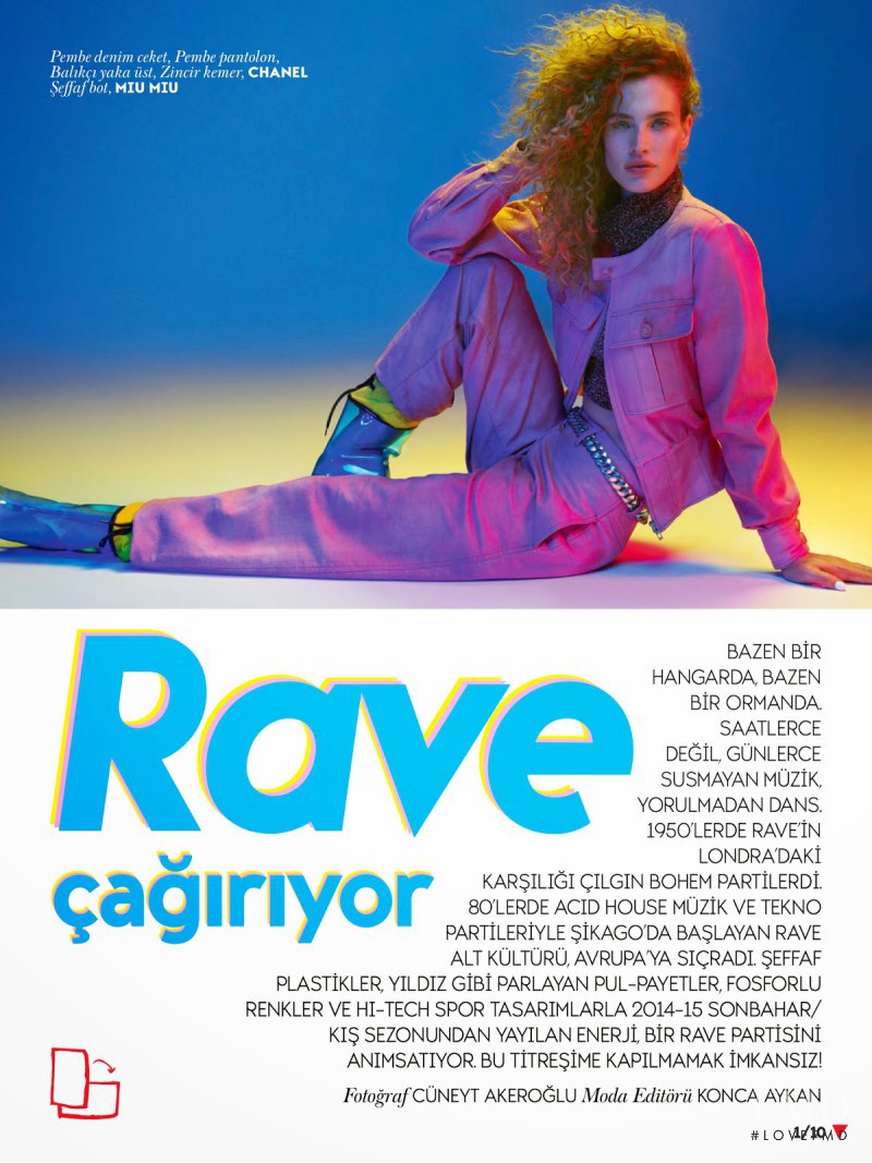 Crista Cober featured in Rave Cagiriyor, September 2014