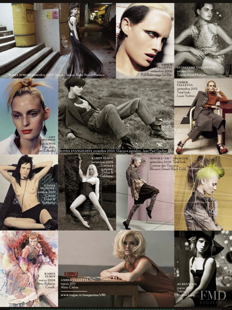 Amber Valletta featured in the Portfolios by ..., September 2014