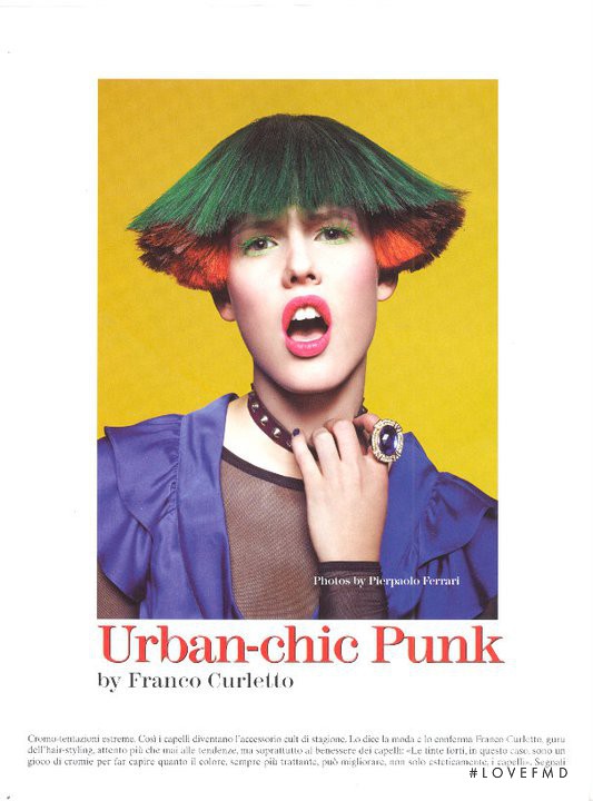 Michelle Schermer featured in Urban-Chic Punk, January 2011