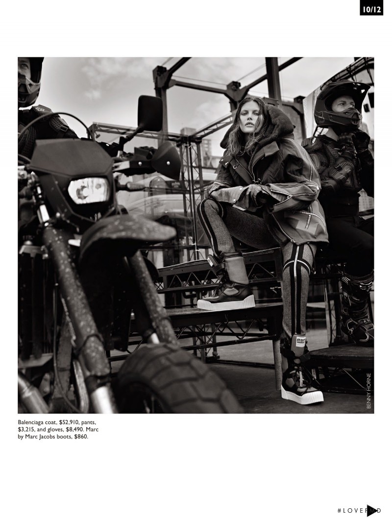 Catherine McNeil featured in Motorcycle Diaries, October 2014