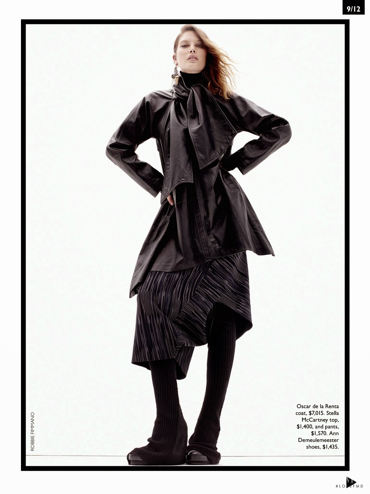 Sweeping Gesture in Vogue Australia with Catherine McNeil - (ID:20244 ...
