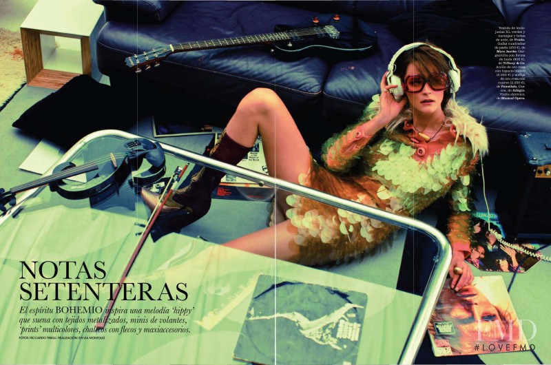 Carmen Kass featured in Notas Setenteras, September 2011