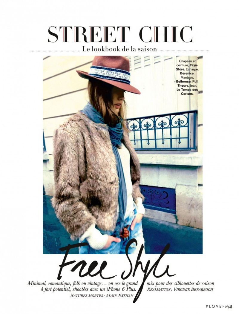 Heloise Giraud featured in Street Chic "Free Style", March 2015