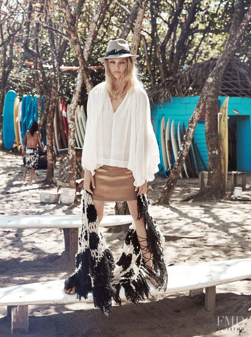 Sasha Pivovarova featured in Vague Gypset, April 2015