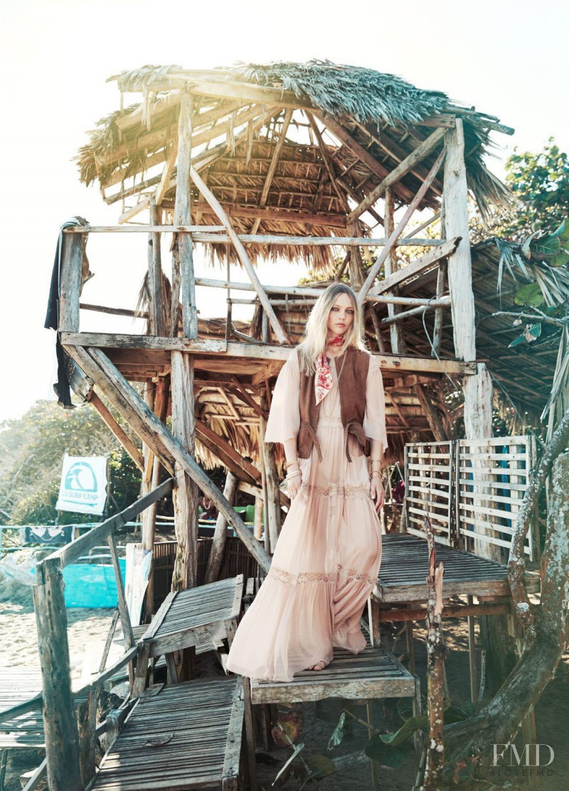 Sasha Pivovarova featured in Vague Gypset, April 2015