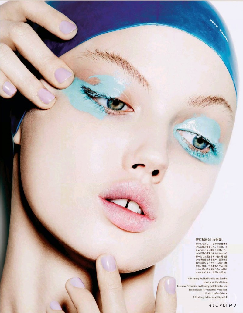Lindsey Wixson featured in Beauty, November 2014
