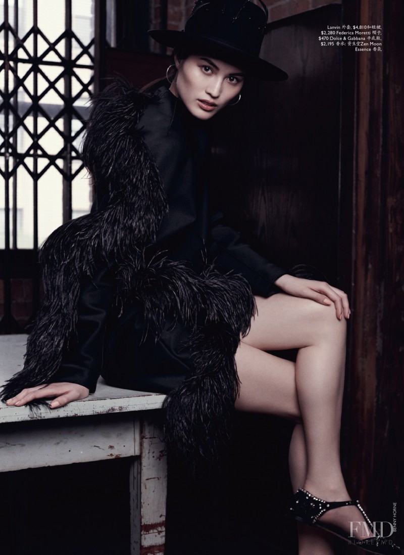 Sui He featured in Dark Beauty, November 2014