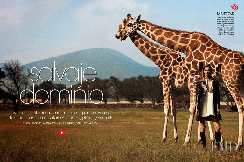 Samantha Gradoville featured in Salvaje Dominio, November 2014