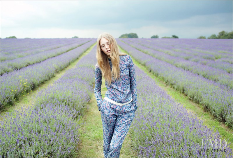 Charlotte Nolting featured in Lavender, September 2011