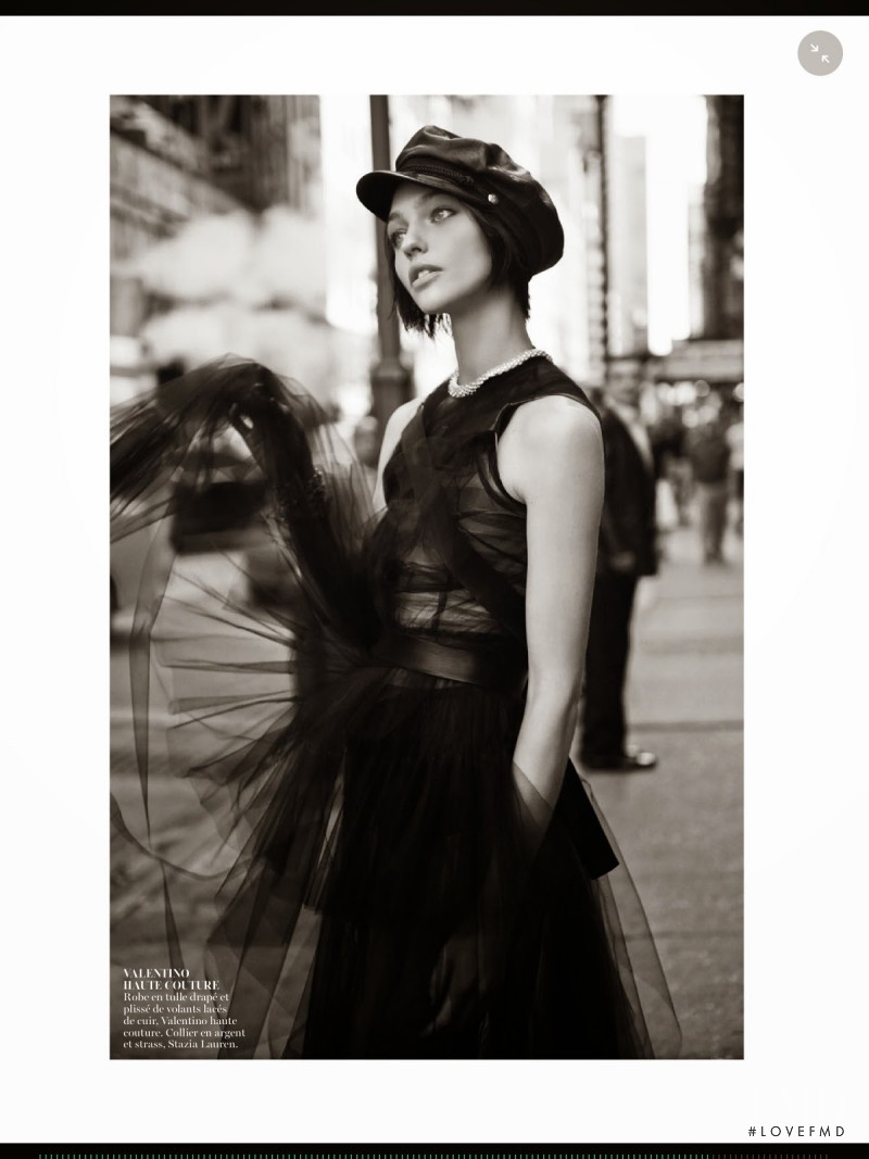 Sasha Pivovarova featured in Haute Couture, November 2014