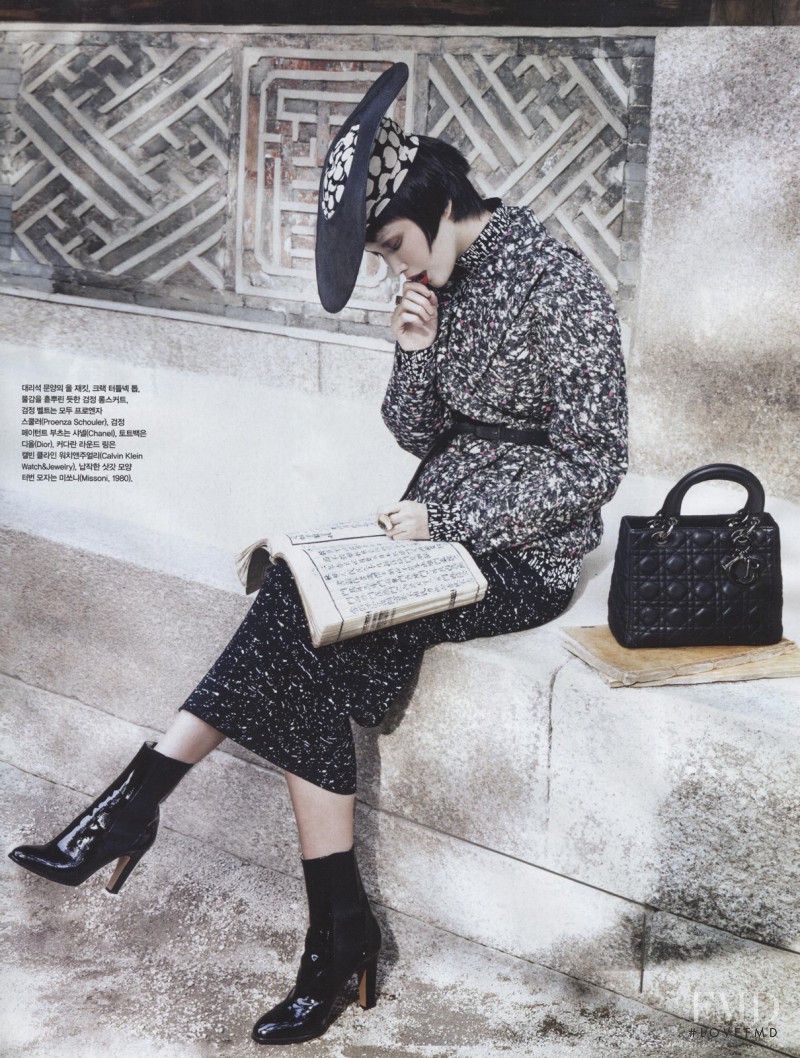 Kyung-Ah Song featured in Madame Hat, November 2014