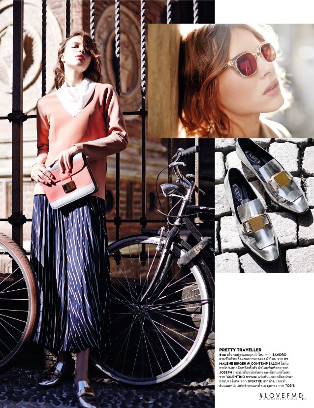 Anastasia Pavlova featured in Girl About Town, November 2014