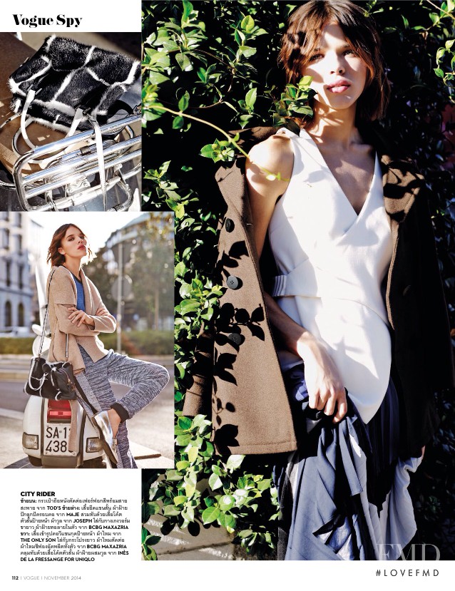 Anastasia Pavlova featured in Girl About Town, November 2014