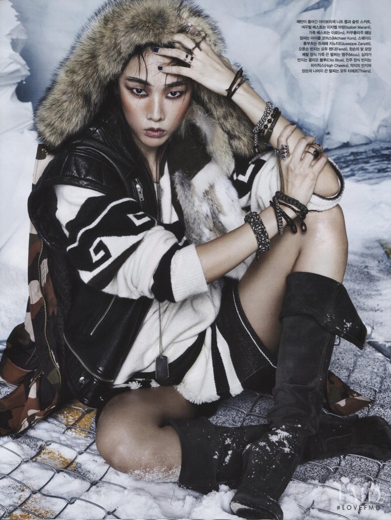 Hye Jin Han featured in Khaki Invasion, December 2014