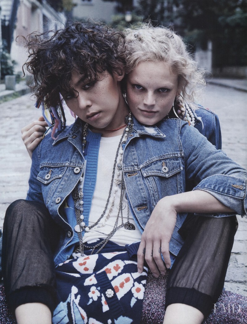 Hanne Gaby Odiele featured in Mon Ami, GD, January 2015