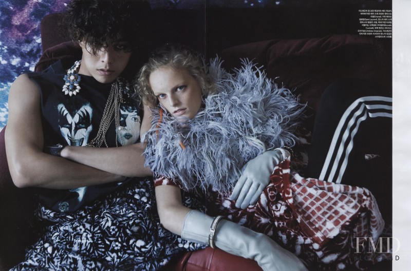 Hanne Gaby Odiele featured in Mon Ami, GD, January 2015