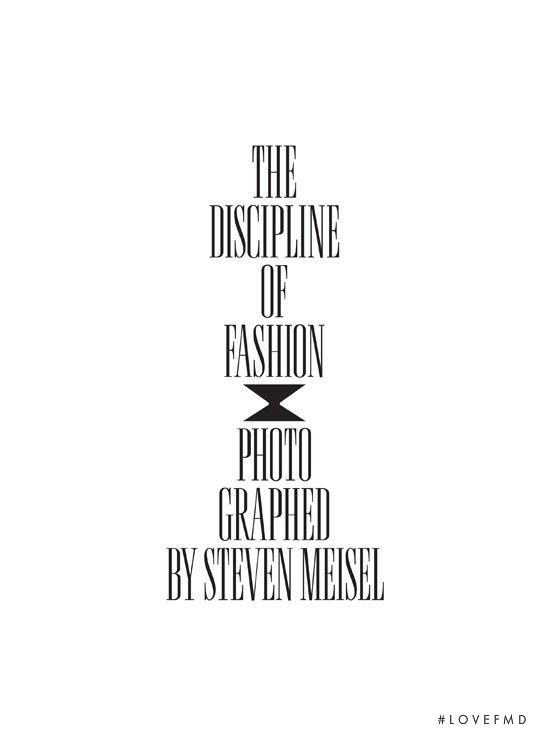 The Discipline of Fashion, September 2011