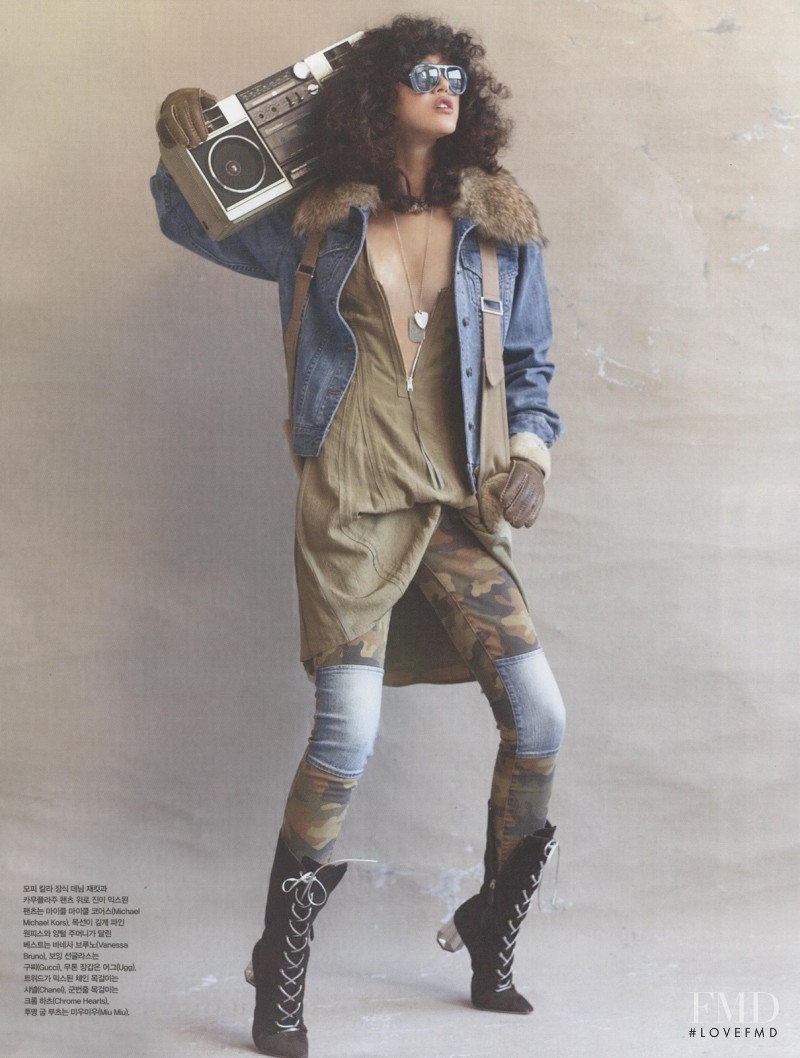 So Ra Choi featured in Flash Denim, January 2015