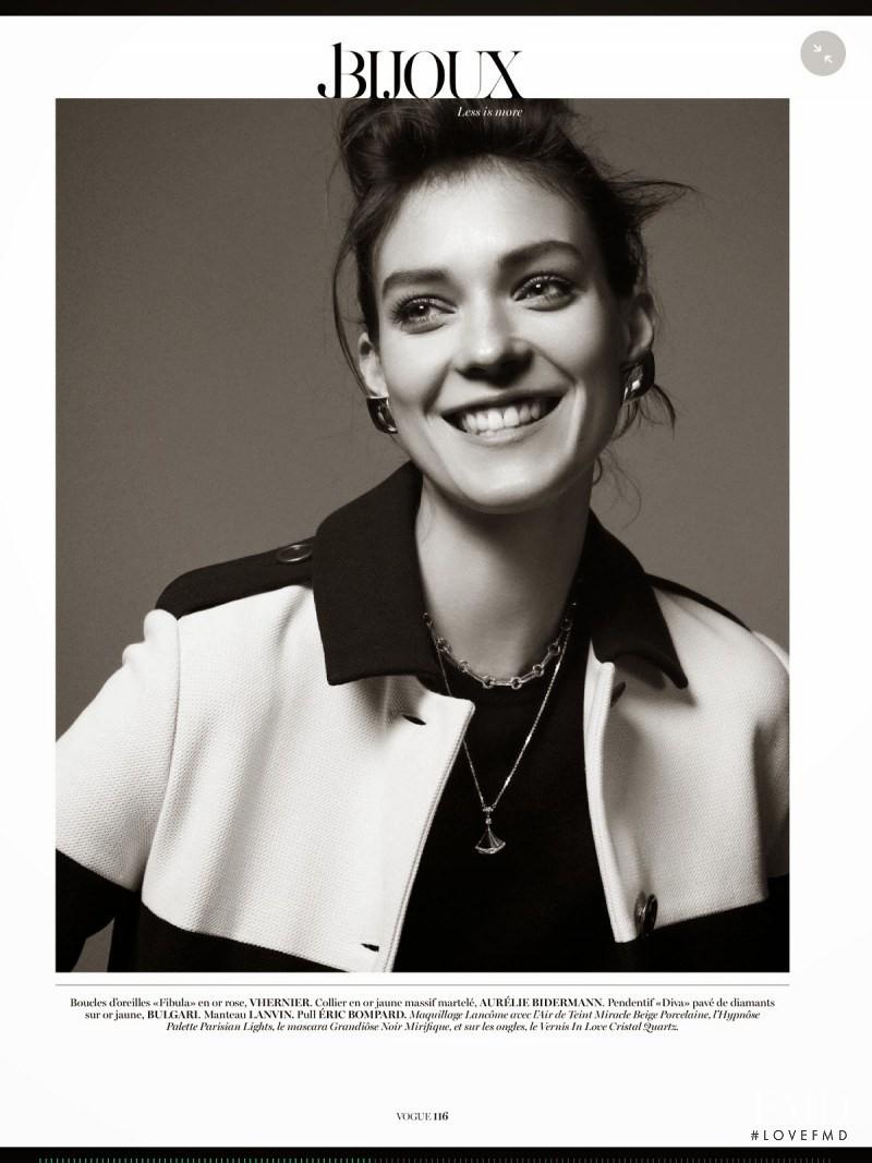 Kati Nescher featured in Bijoux: Less Is More, December 2014