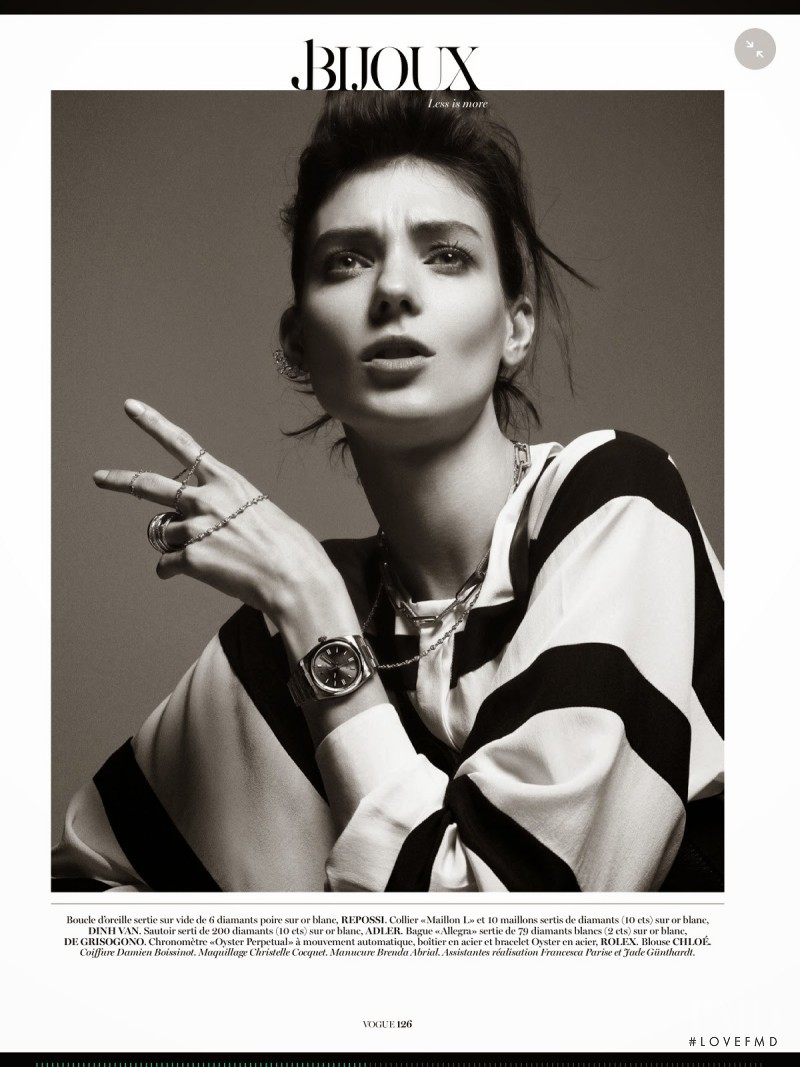 Kati Nescher featured in Bijoux: Less Is More, December 2014