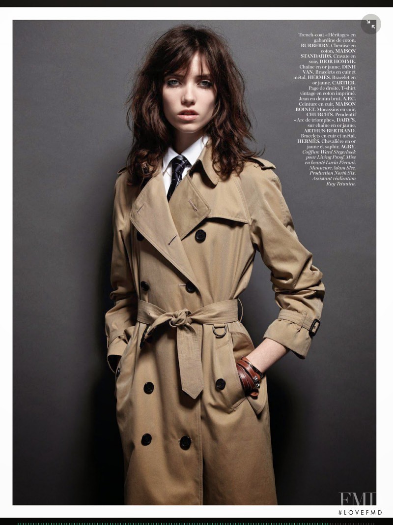 Grace Hartzel featured in Les Basiques d\'Ines, December 2014