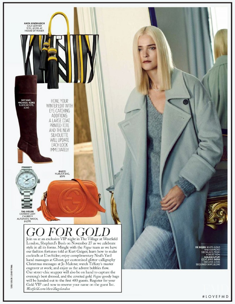 Carmen Kass featured in New Girl In Town, December 2014