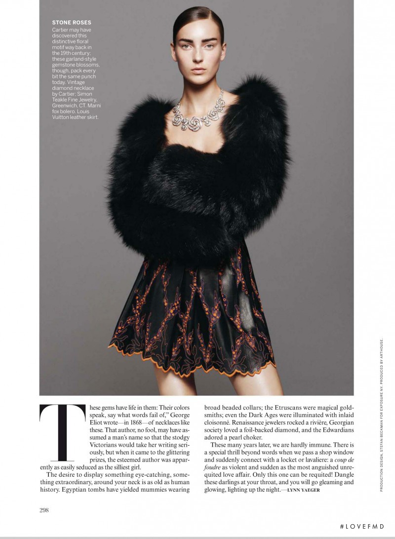 Julia Bergshoeff featured in The New Perennials, December 2014