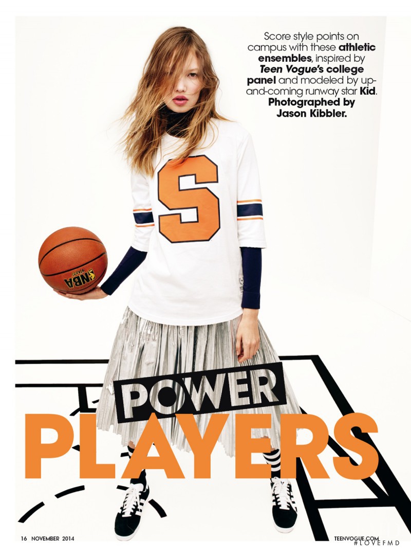 Kid Plotnikova featured in Power Players, November 2014