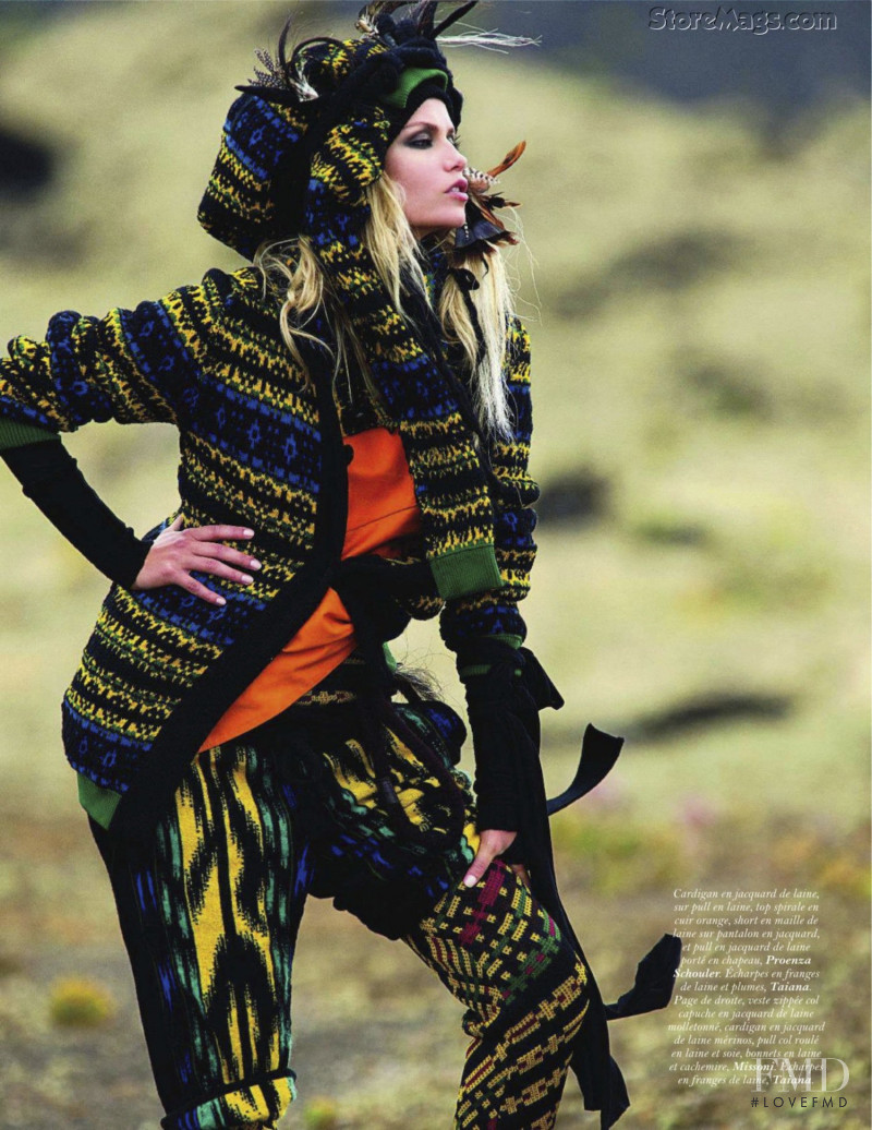 Natasha Poly featured in Grand Air, September 2011