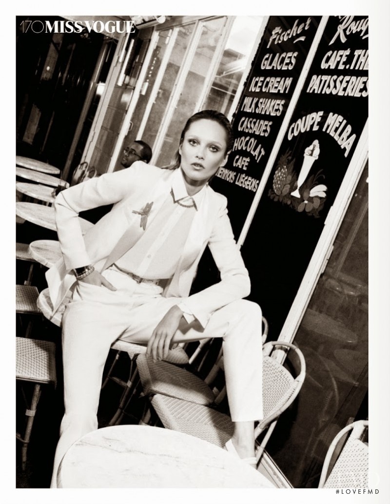 Karmen Pedaru featured in Miss Vogue: Nuit Blanche, February 2015