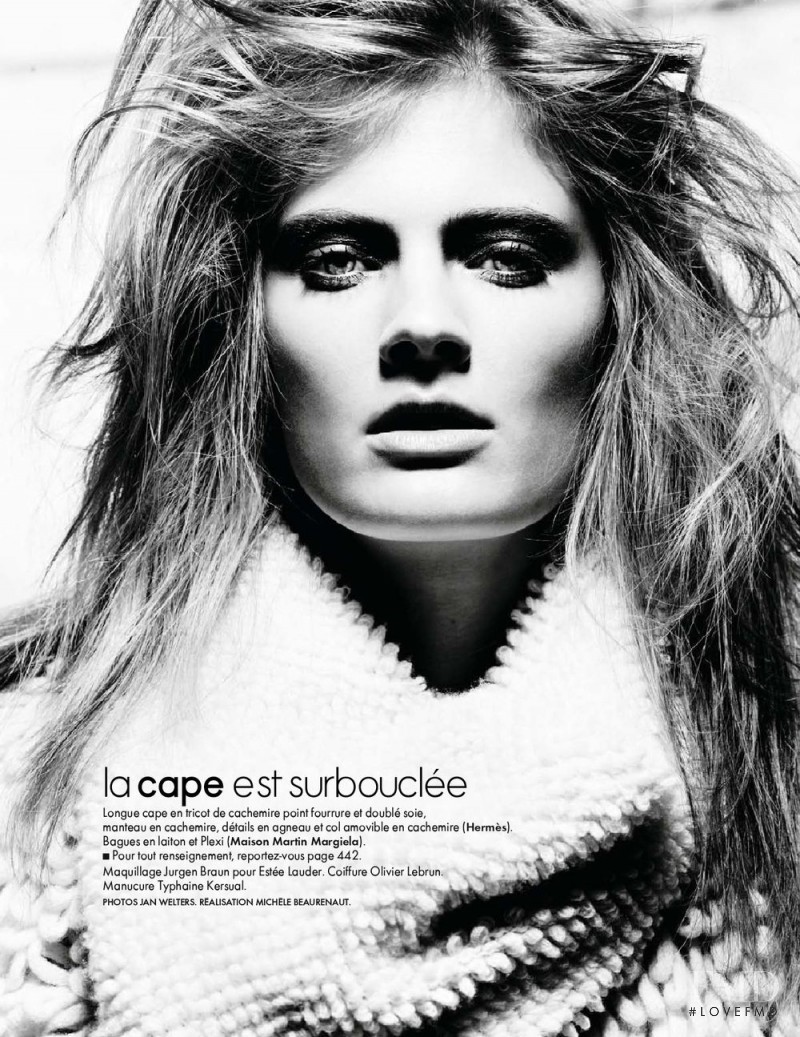 Constance Jablonski featured in Charme Brut, September 2011