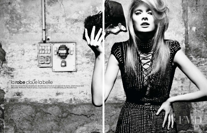 Constance Jablonski featured in Charme Brut, September 2011