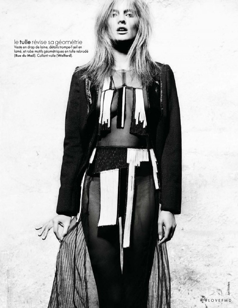 Constance Jablonski featured in Charme Brut, September 2011